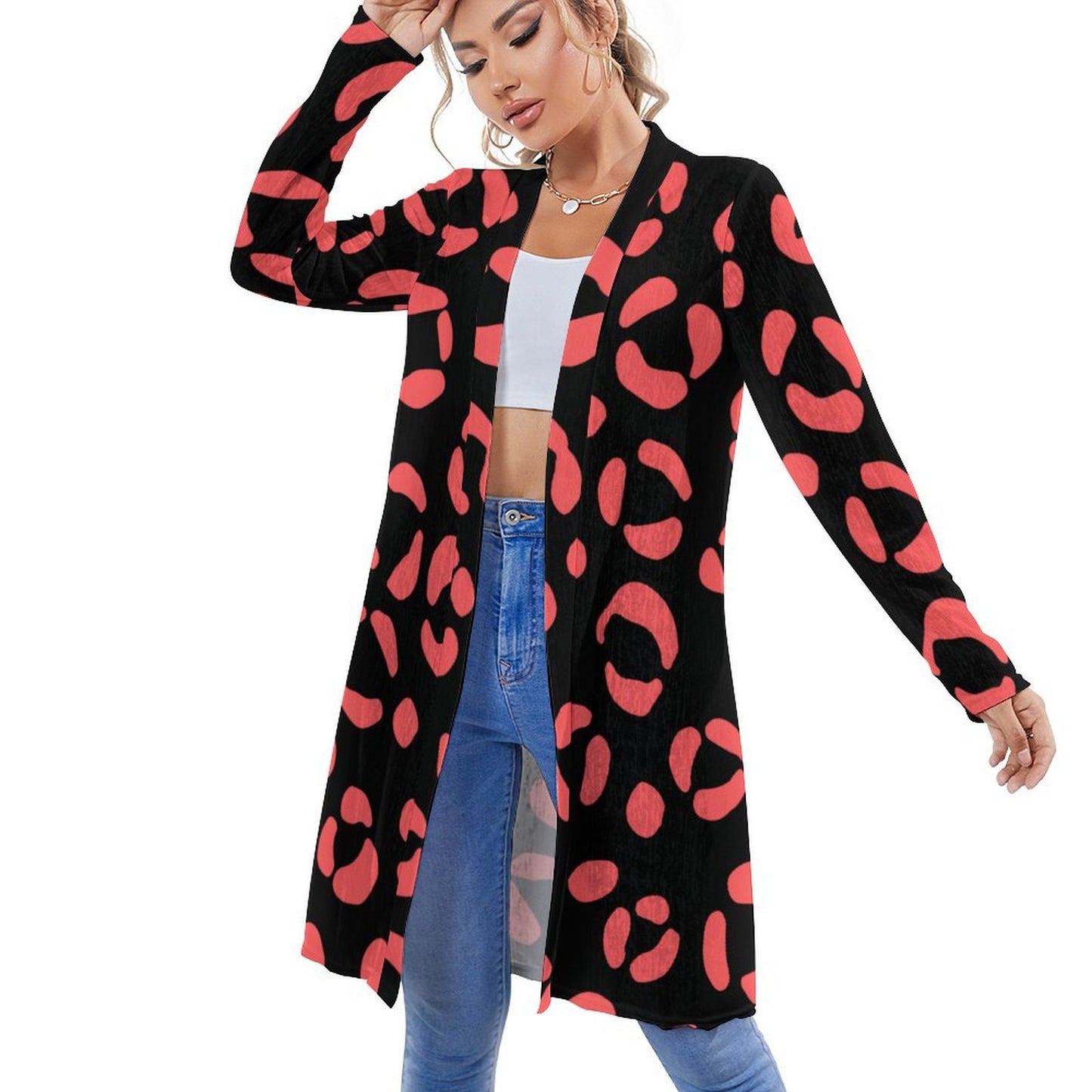 Medium length cardigan