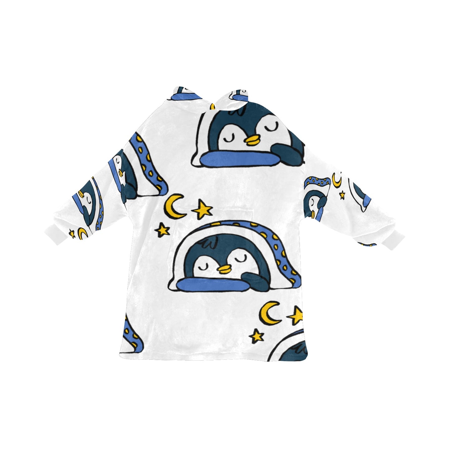 Penguin Hoodie Blanket
