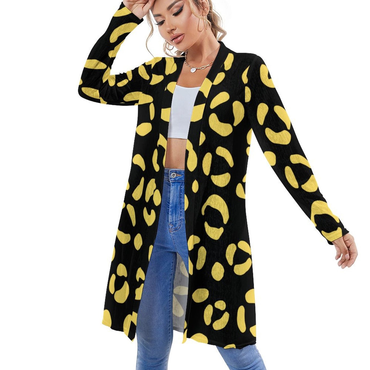 Medium length cardigan
